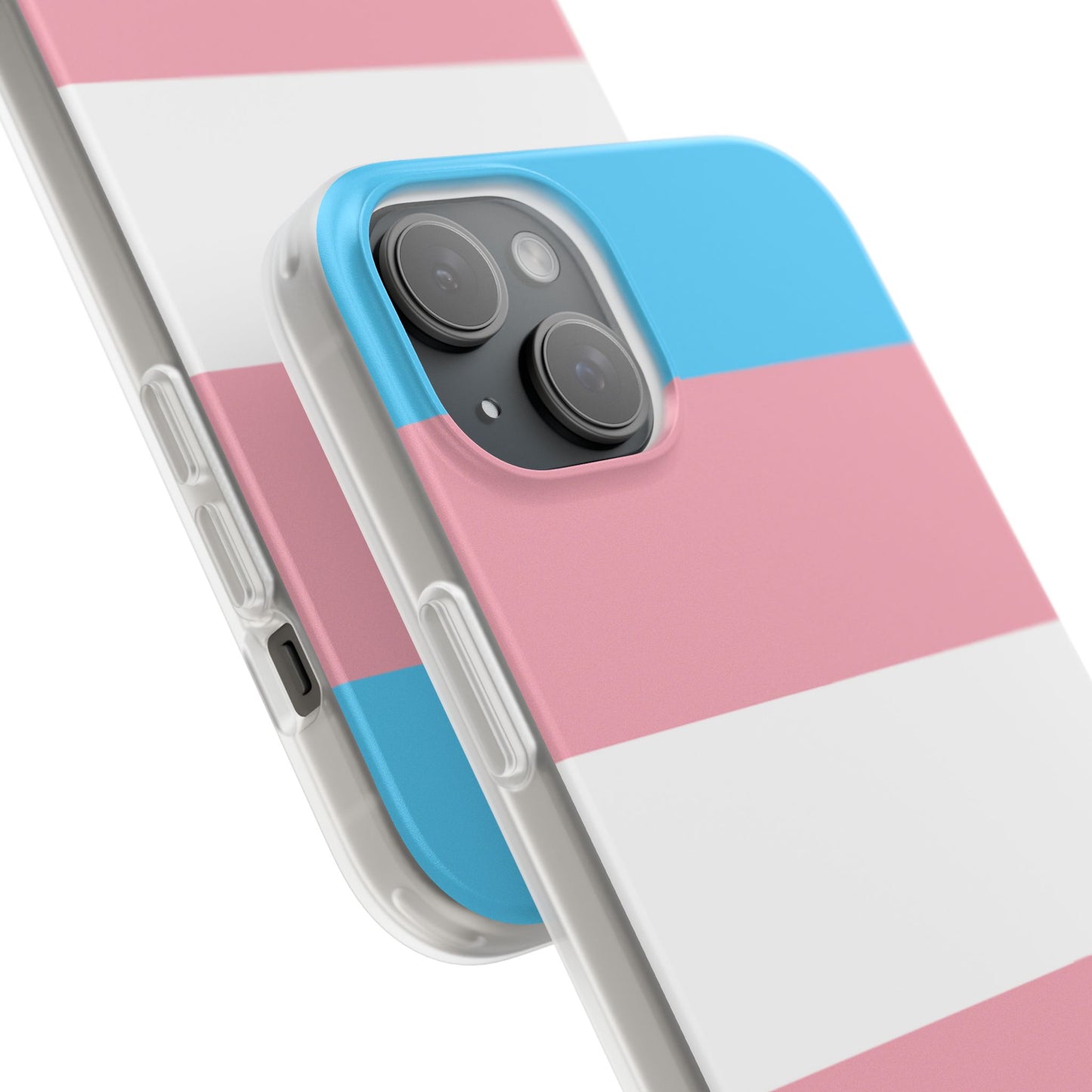 Transgender Pride Flag iPhone Flexi Case - Multiple Generations