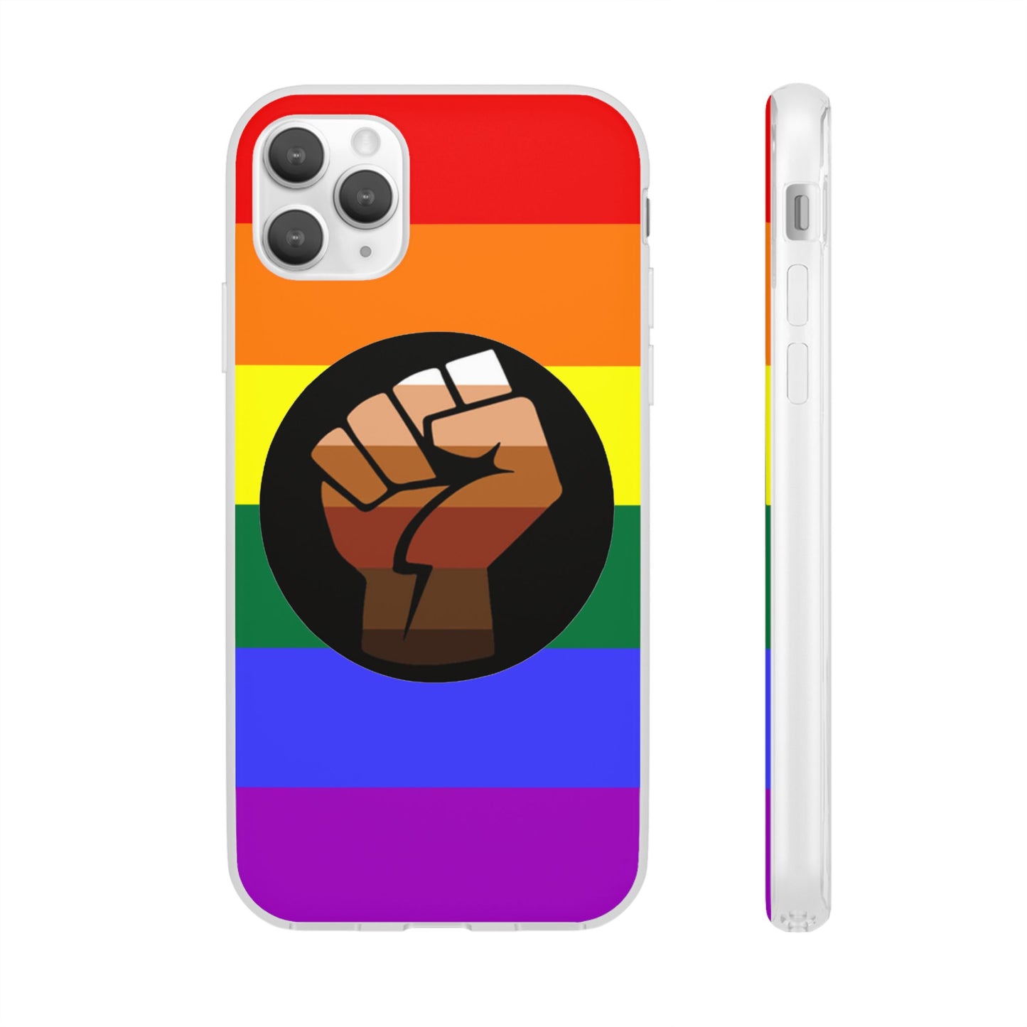 QPOC Pride Flag iPhone Flexi Case - Multiple Generations