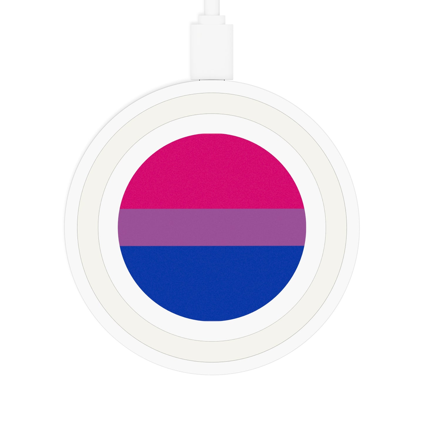 Bisexual Pride Flag Wireless Charger