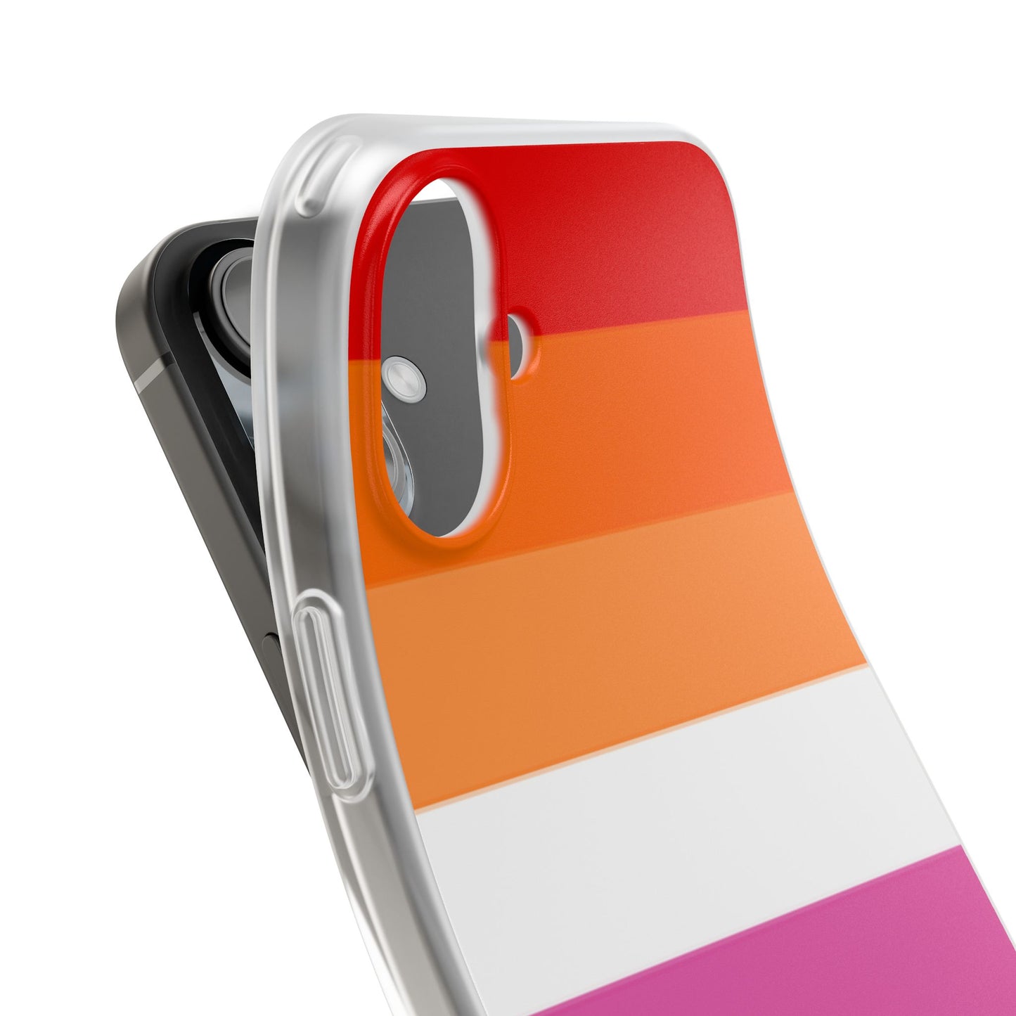 Lesbian Pride Flag iPhone Flexi Case - Multiple Generations