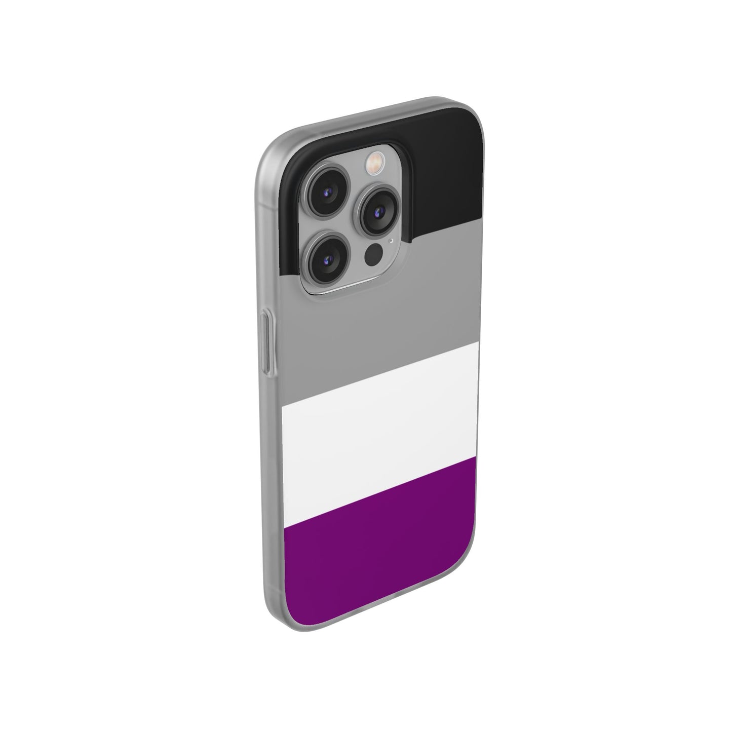 Asexual Pride Flag iPhone Flexi Case - Multiple Generations