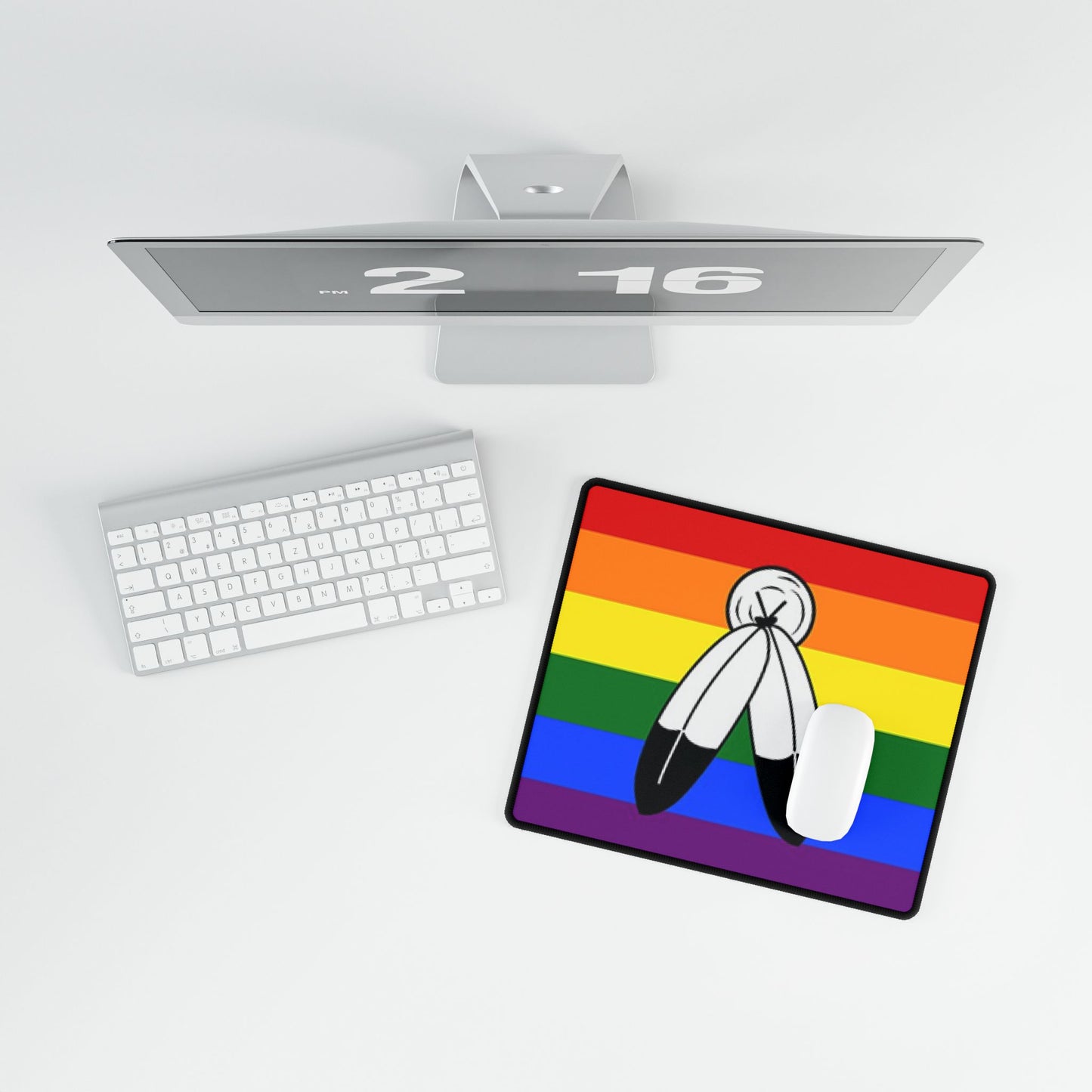 Two Spirit Pride Flag Desk Mat