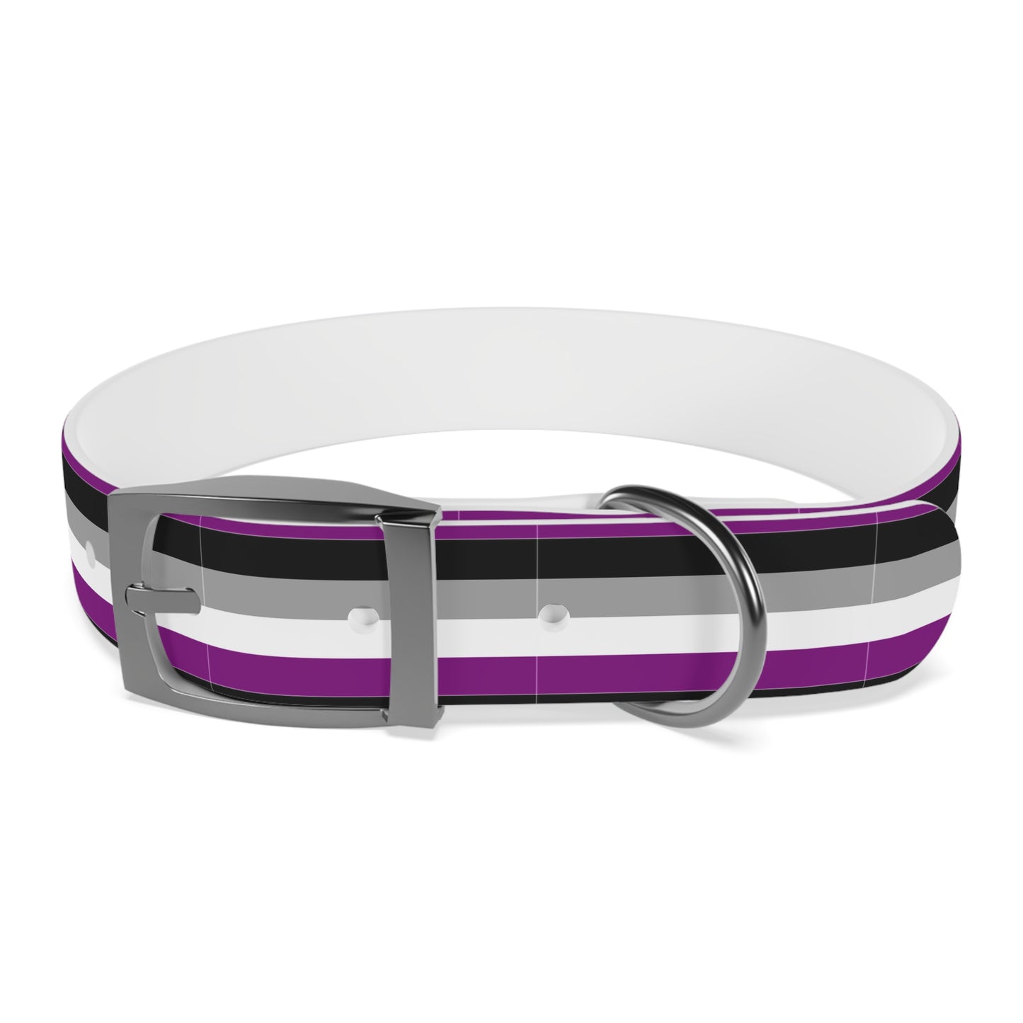 Asexual Pride Flag Dog Collar