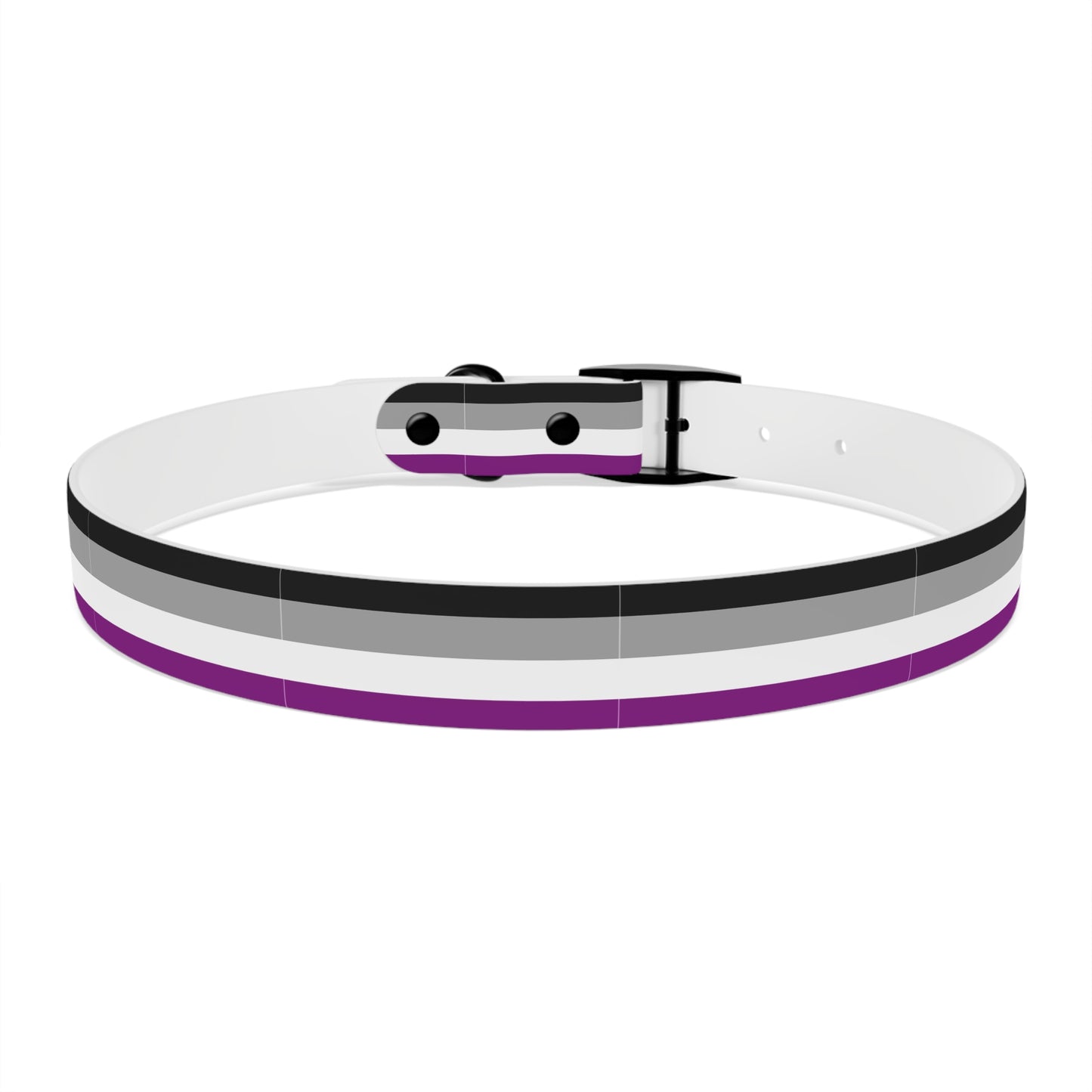 Asexual Pride Flag Dog Collar