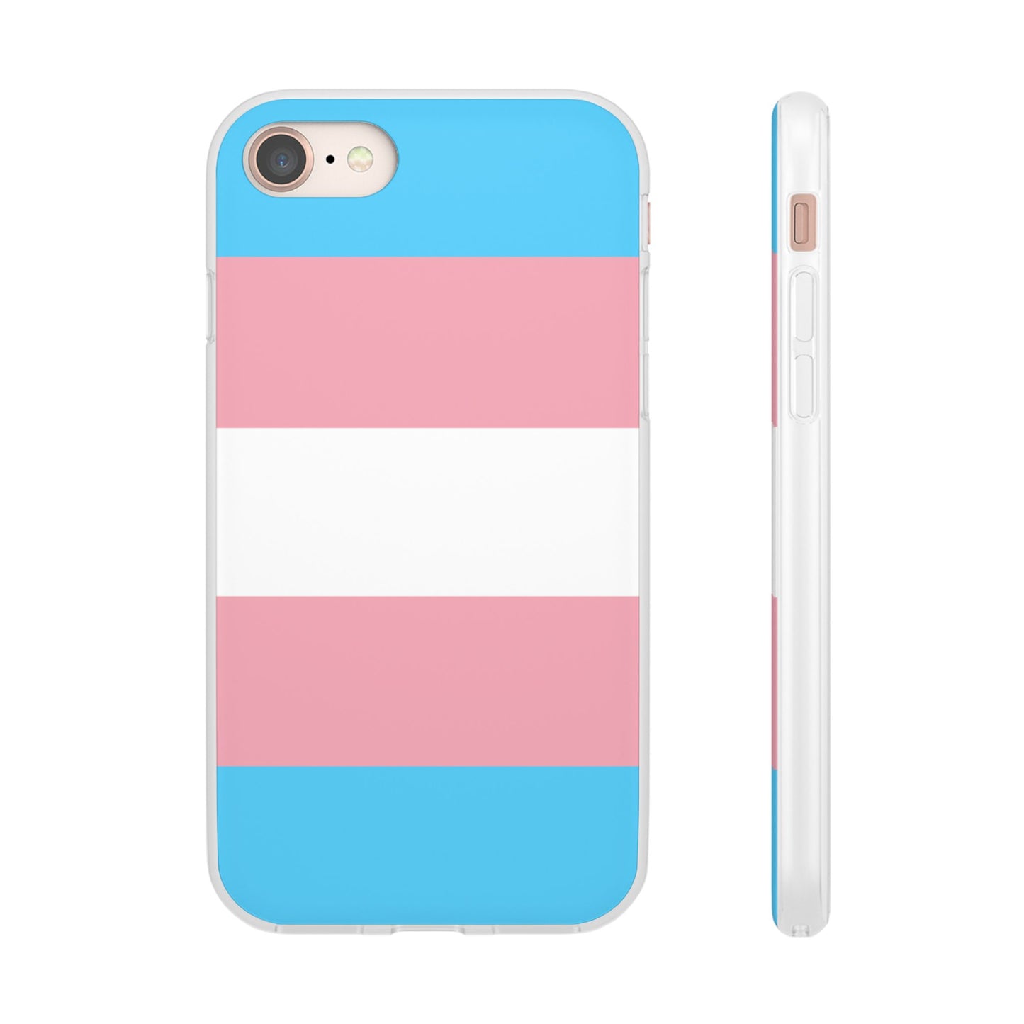 Transgender Pride Flag iPhone Flexi Case - Multiple Generations