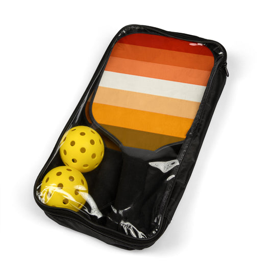 Butch Pride Flag (Mod Q) Pickleball Paddle Set
