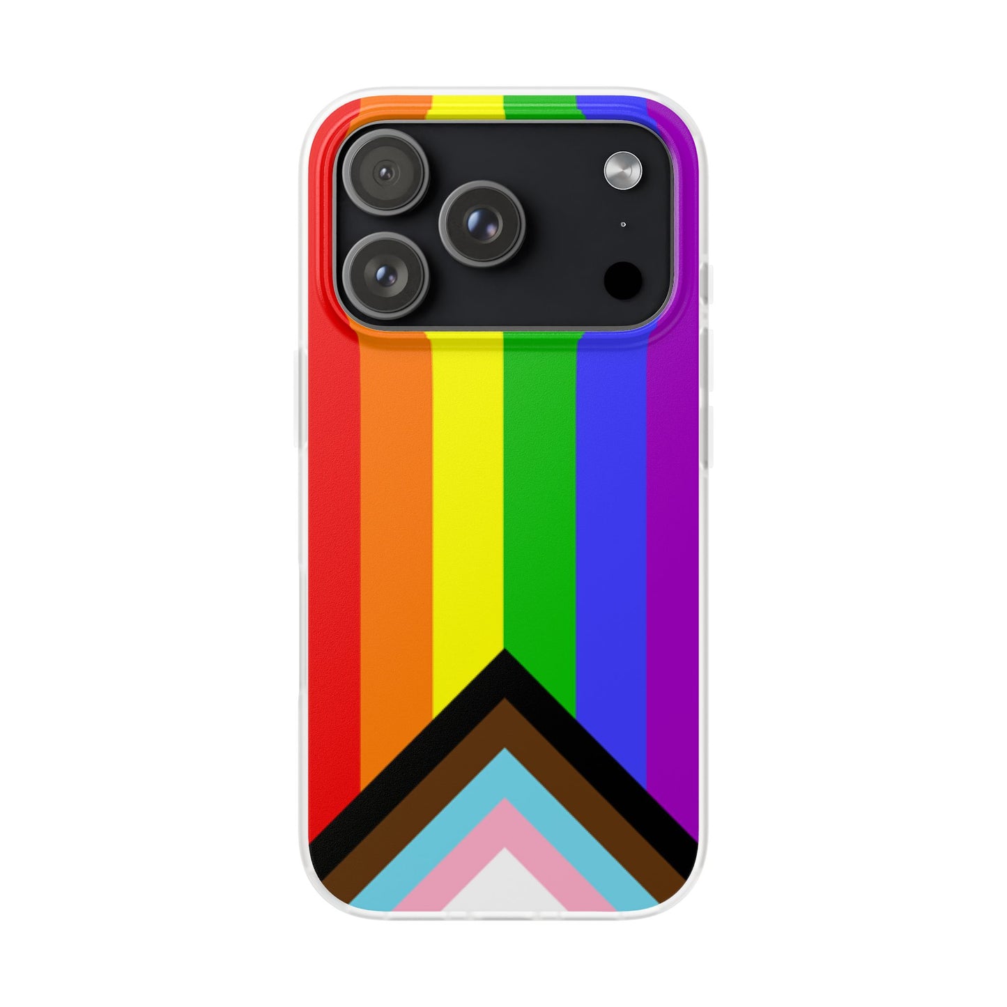 Progress Pride Flag iPhone Flexi Case - Multiple Generations