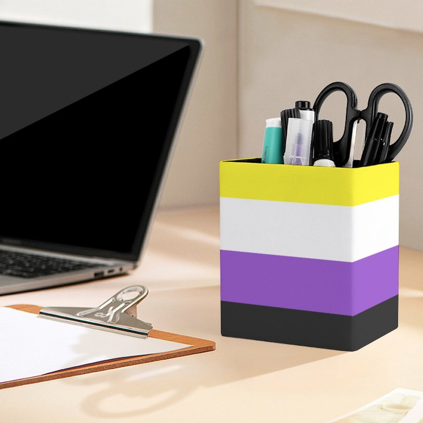 Non-Binary Pride Flag Pen Holder
