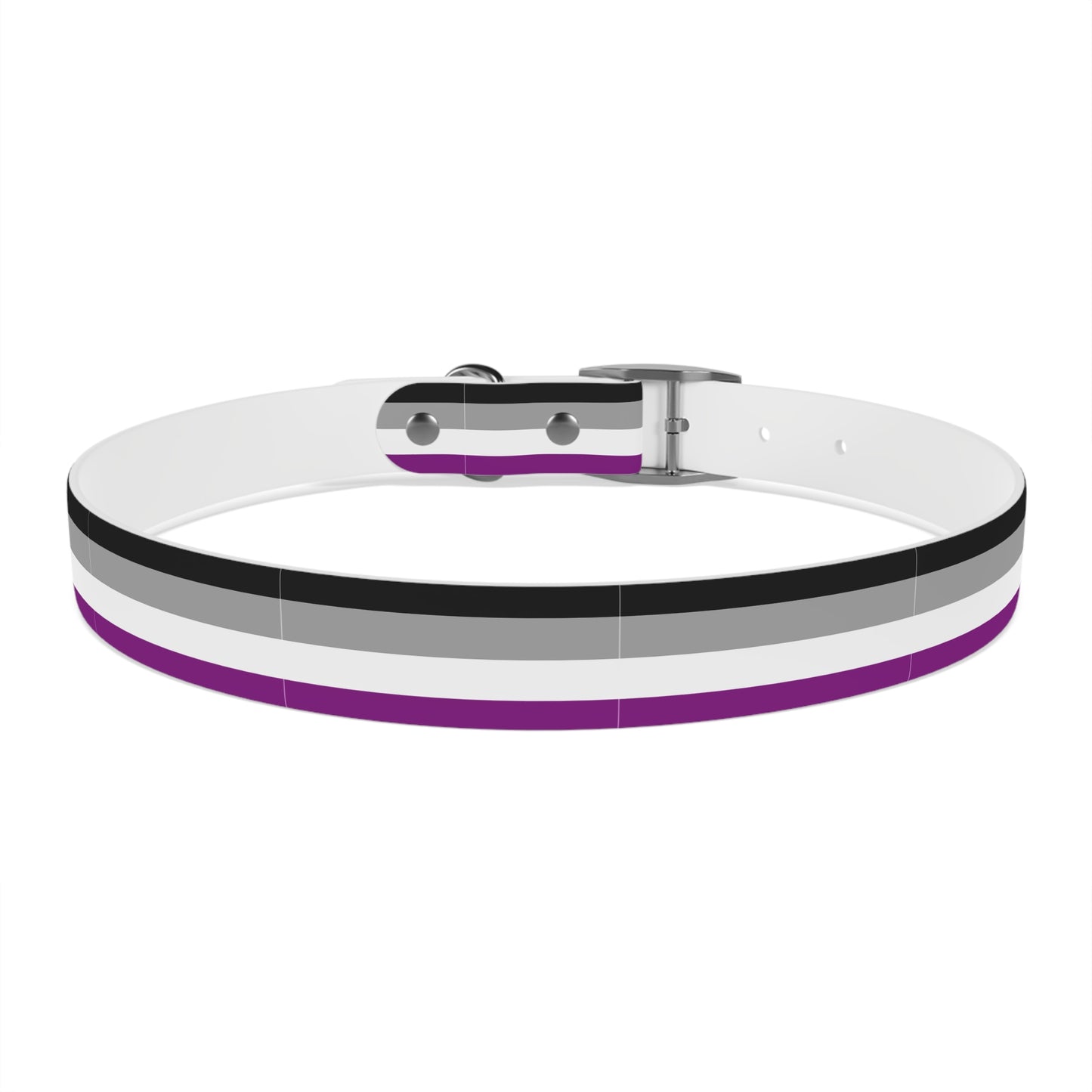 Asexual Pride Flag Dog Collar