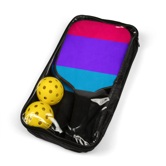 Androgyne Pride Flag Pickleball Paddle Set