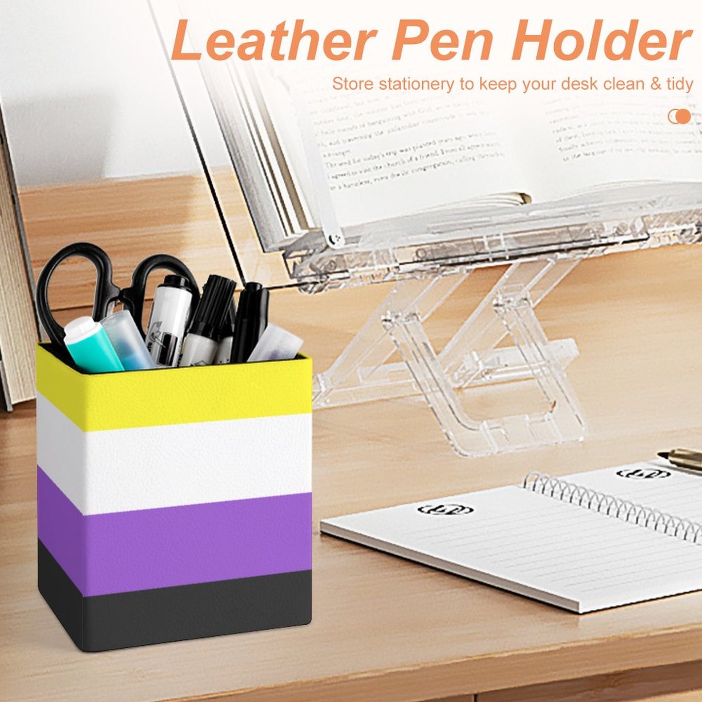 Non-Binary Pride Flag Pen Holder