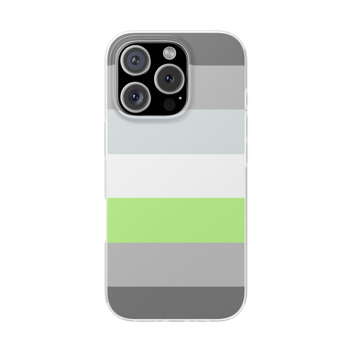 Demiagender Pride Flag iPhone Flexi Case - Multiple Generations