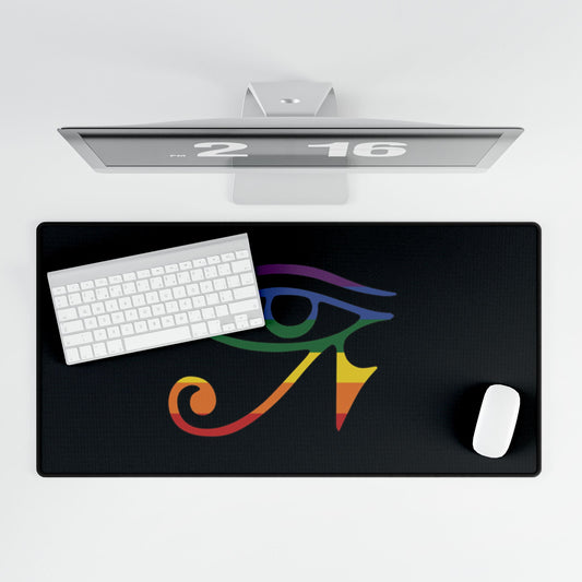 Gay Goth Pride Flag Desk Mat