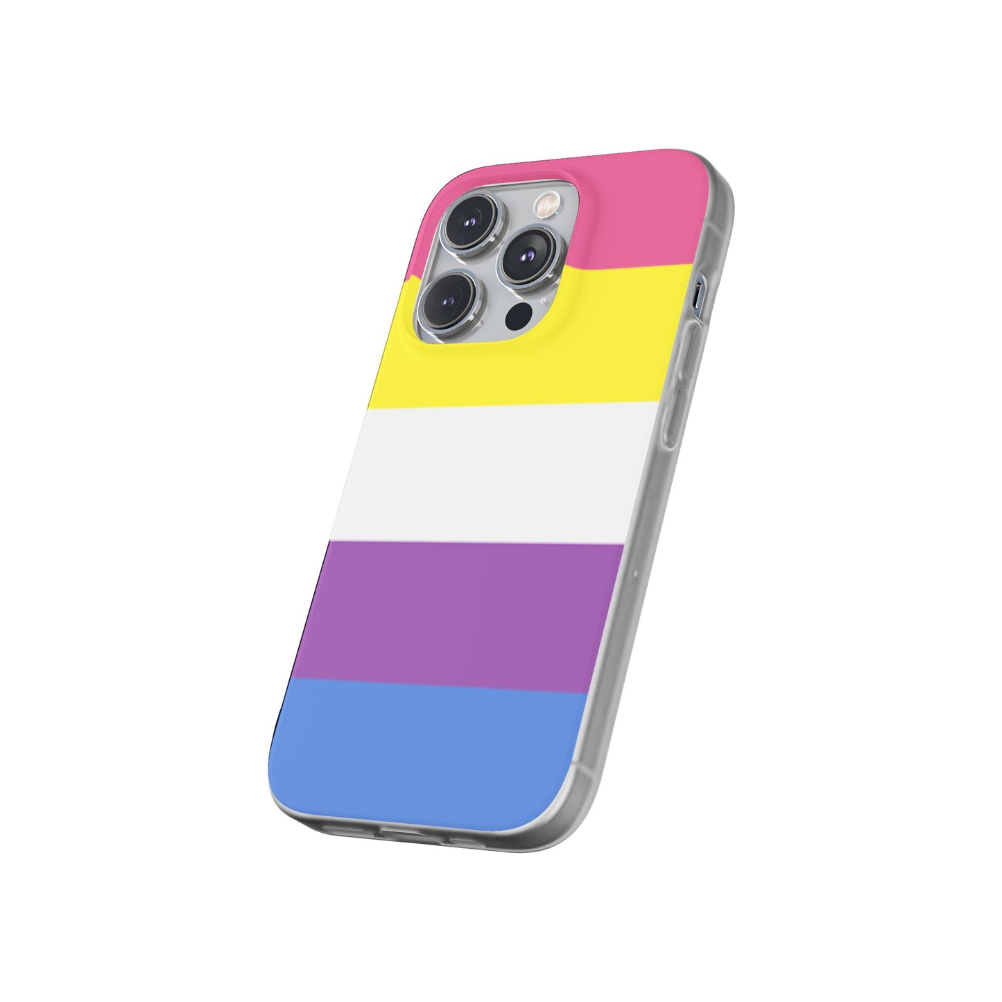 Bigender Pride Flag iPhone Flexi Case - Multiple Generations