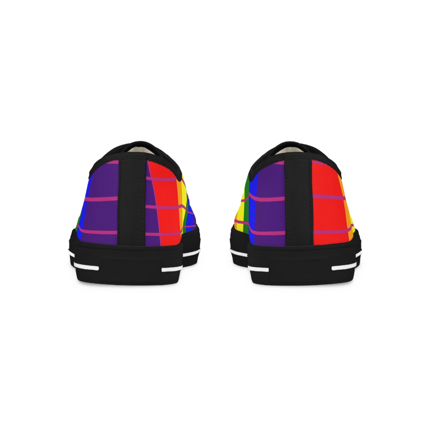 Pride Rainbow Flag Men's Low Top Sneakers
