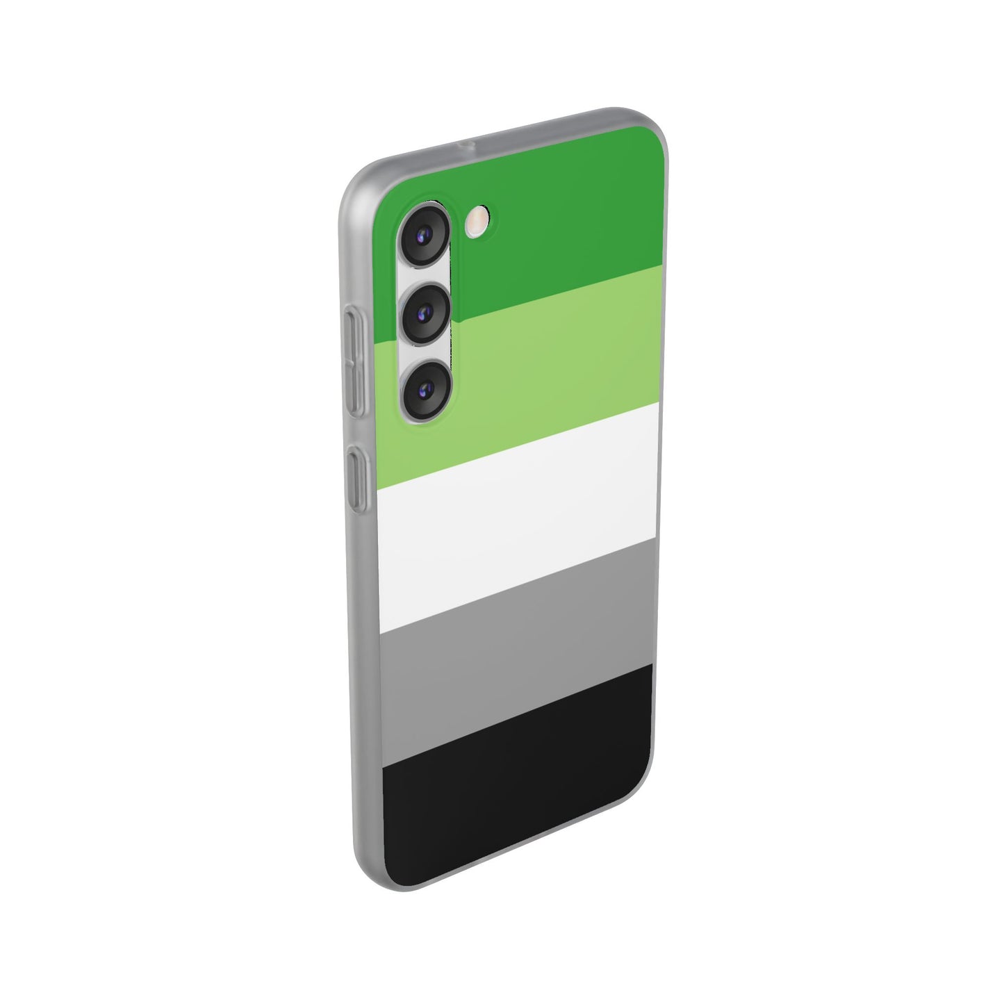 Aromantic Pride Flag Samsung Flexi Case - Multiple Generations