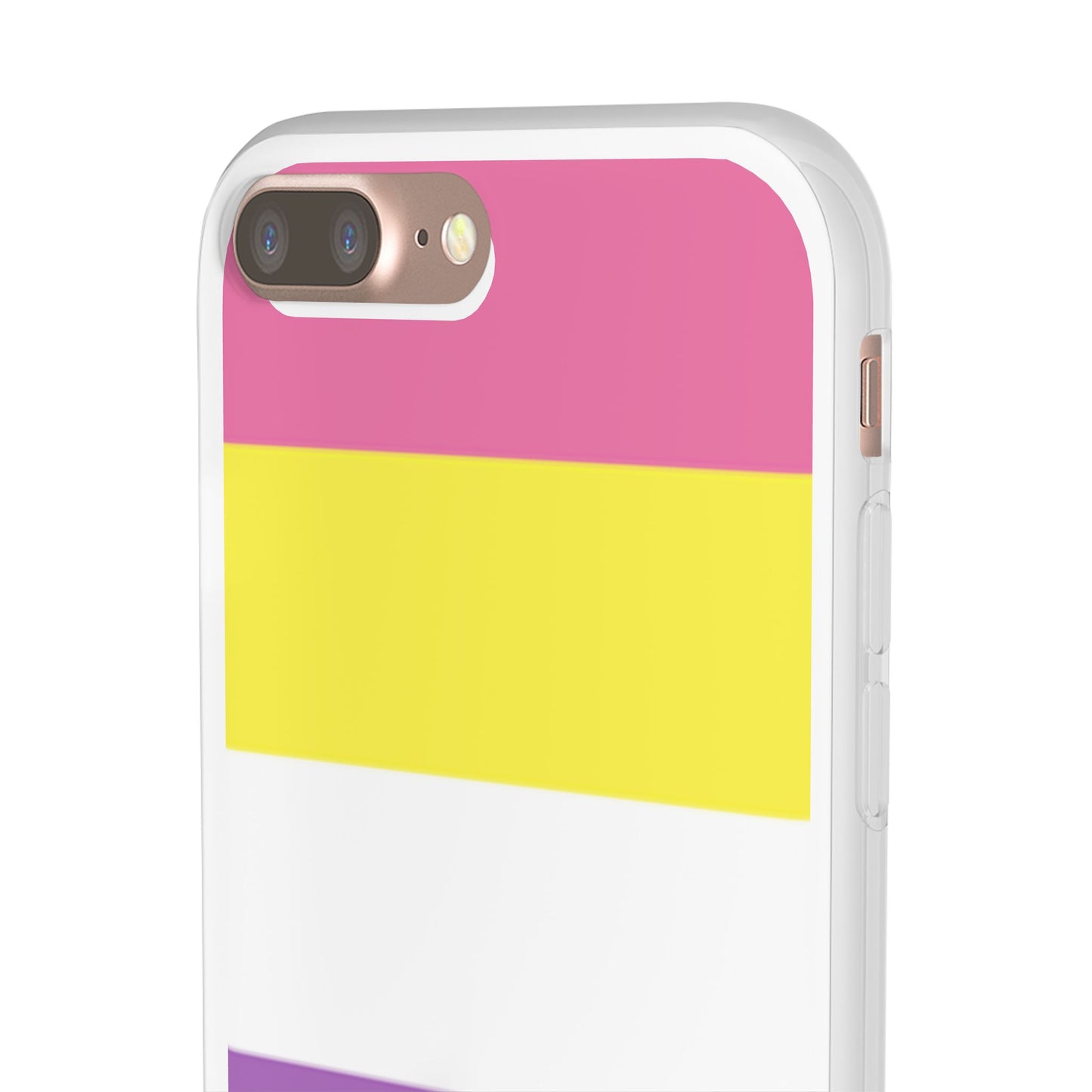 Bigender Pride Flag iPhone Flexi Case - Multiple Generations