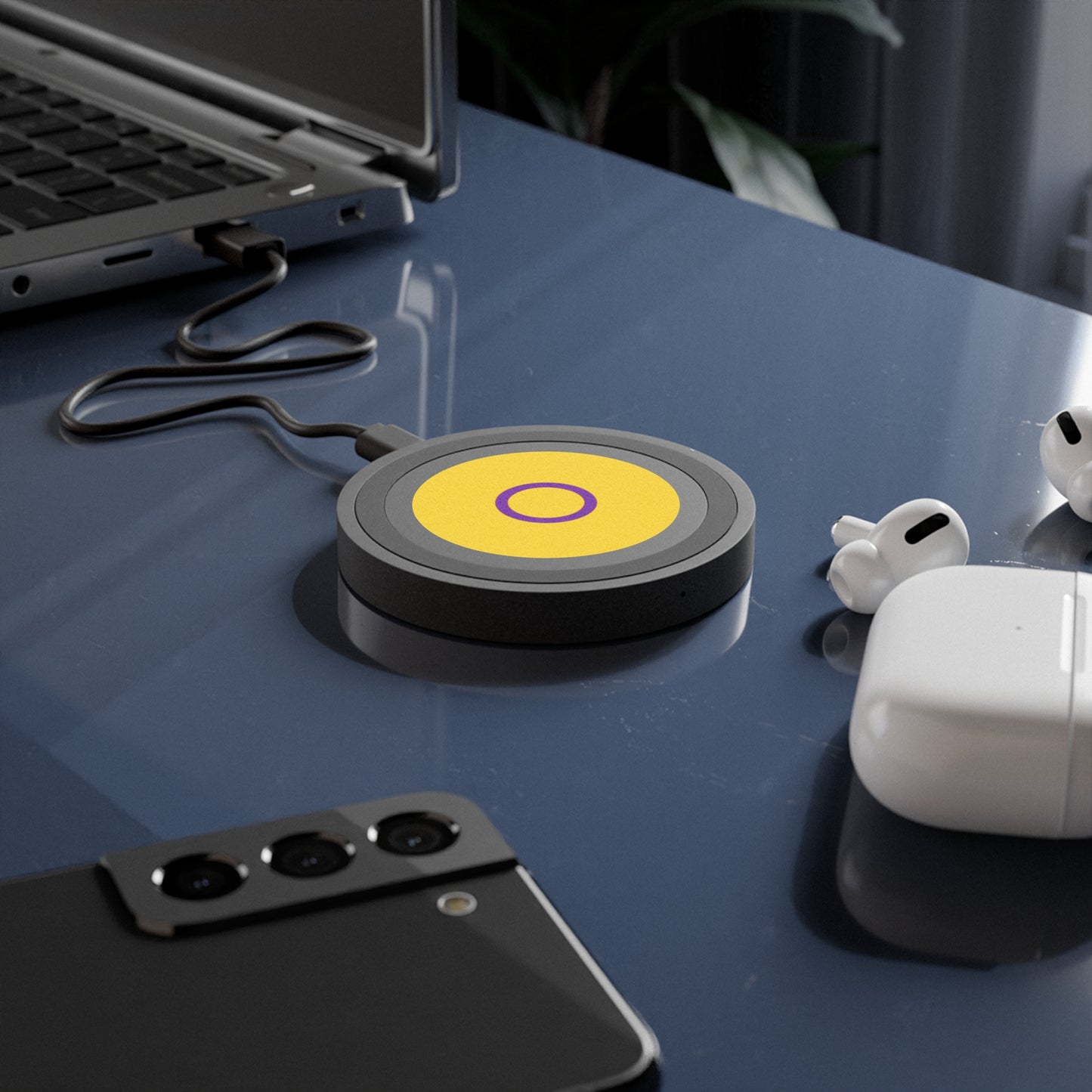 Intersex Pride Flag Wireless Charger