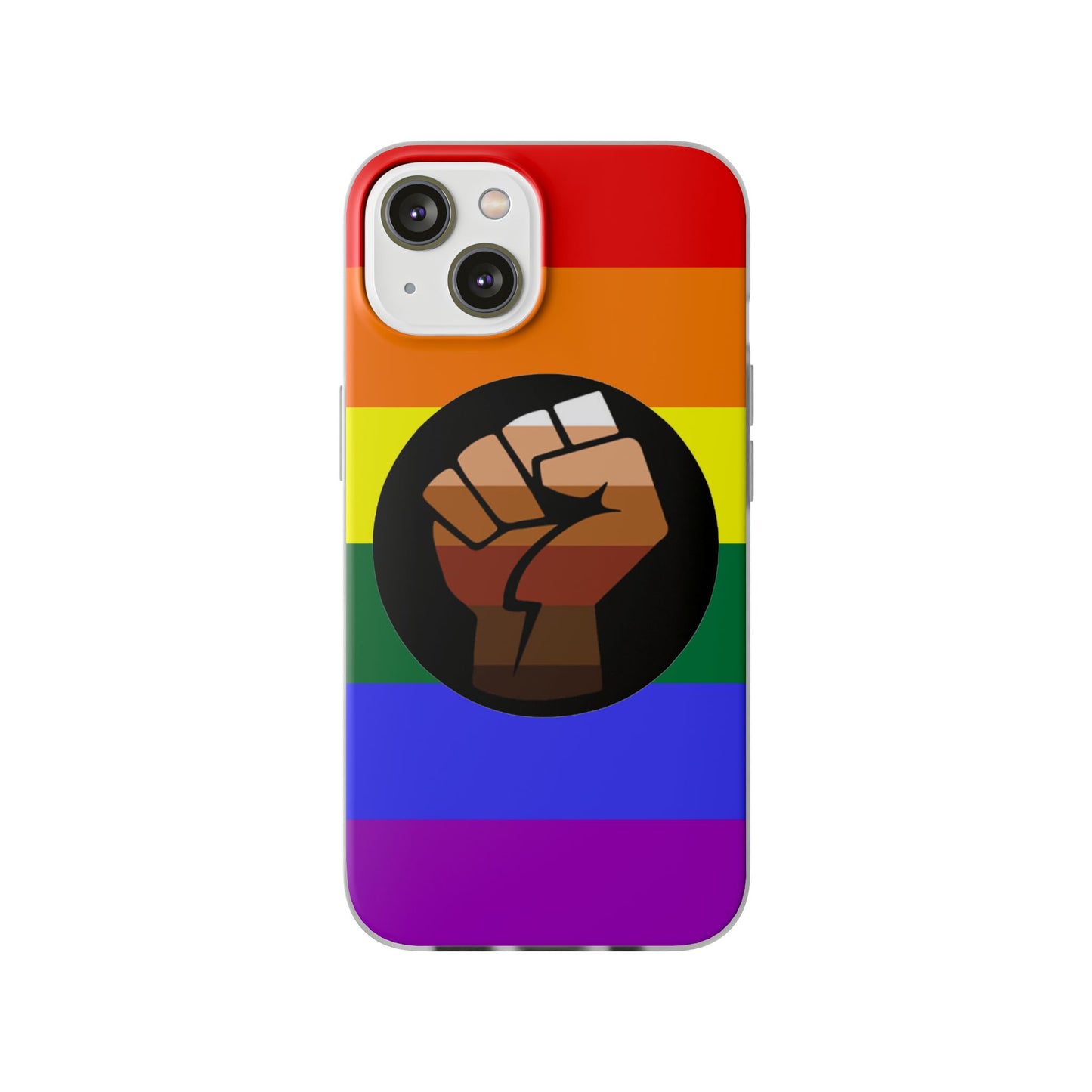 QPOC Pride Flag iPhone Flexi Case - Multiple Generations