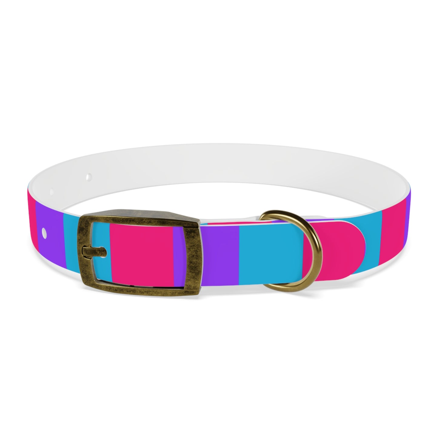 Androgyne Pride Flag Dog Collar