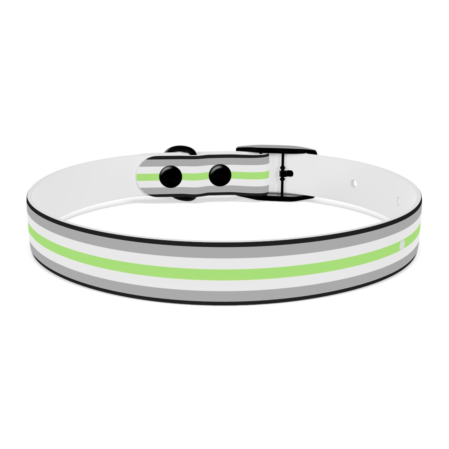 Agender Pride Flag Dog Collar