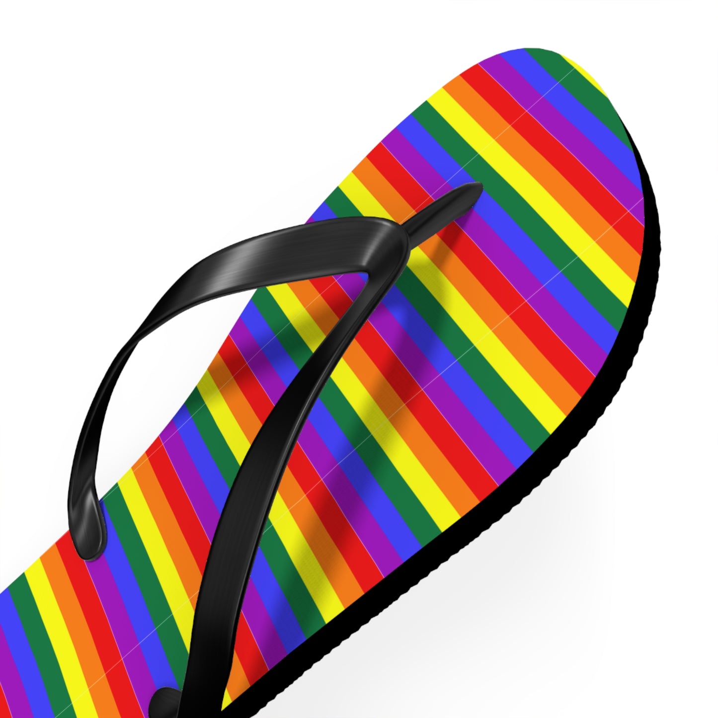 Pride Rainbow Flag Flip Flops for Summer Fun