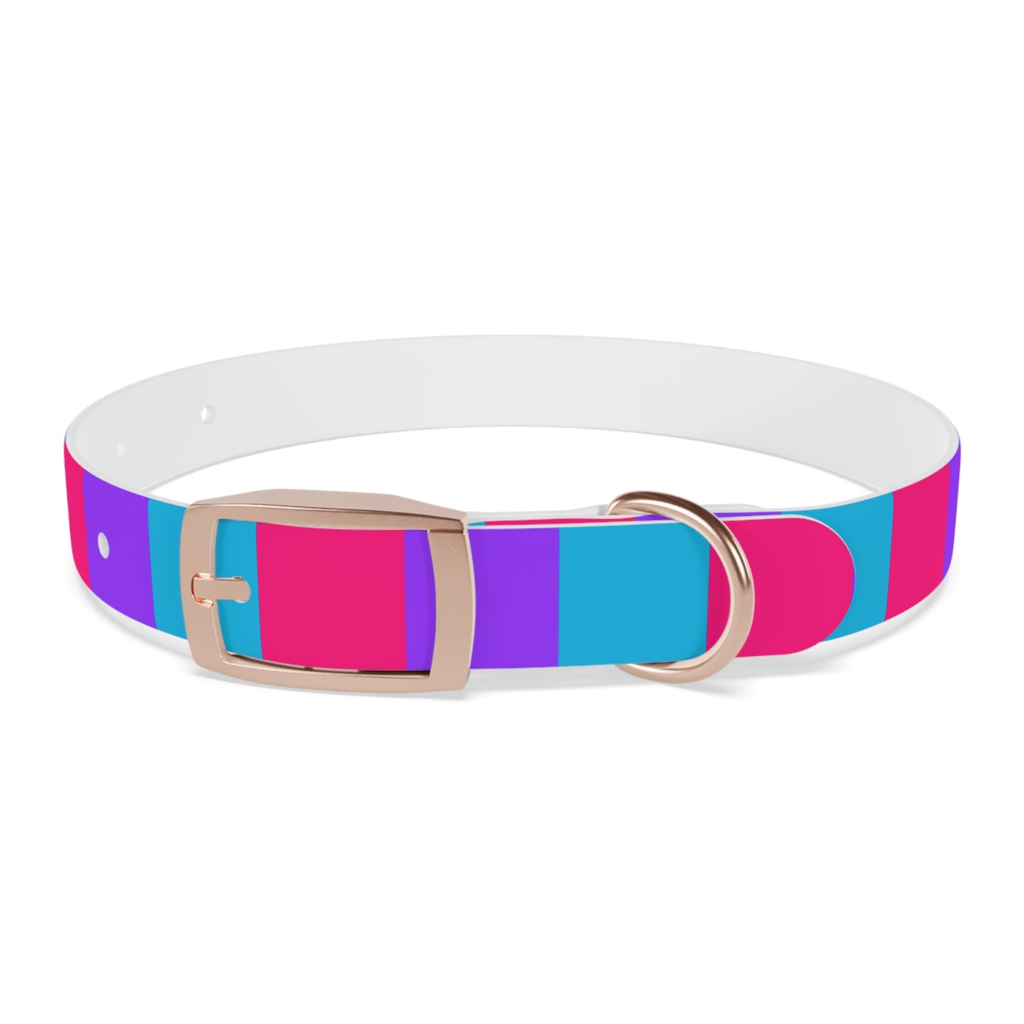 Androgyne Pride Flag Dog Collar