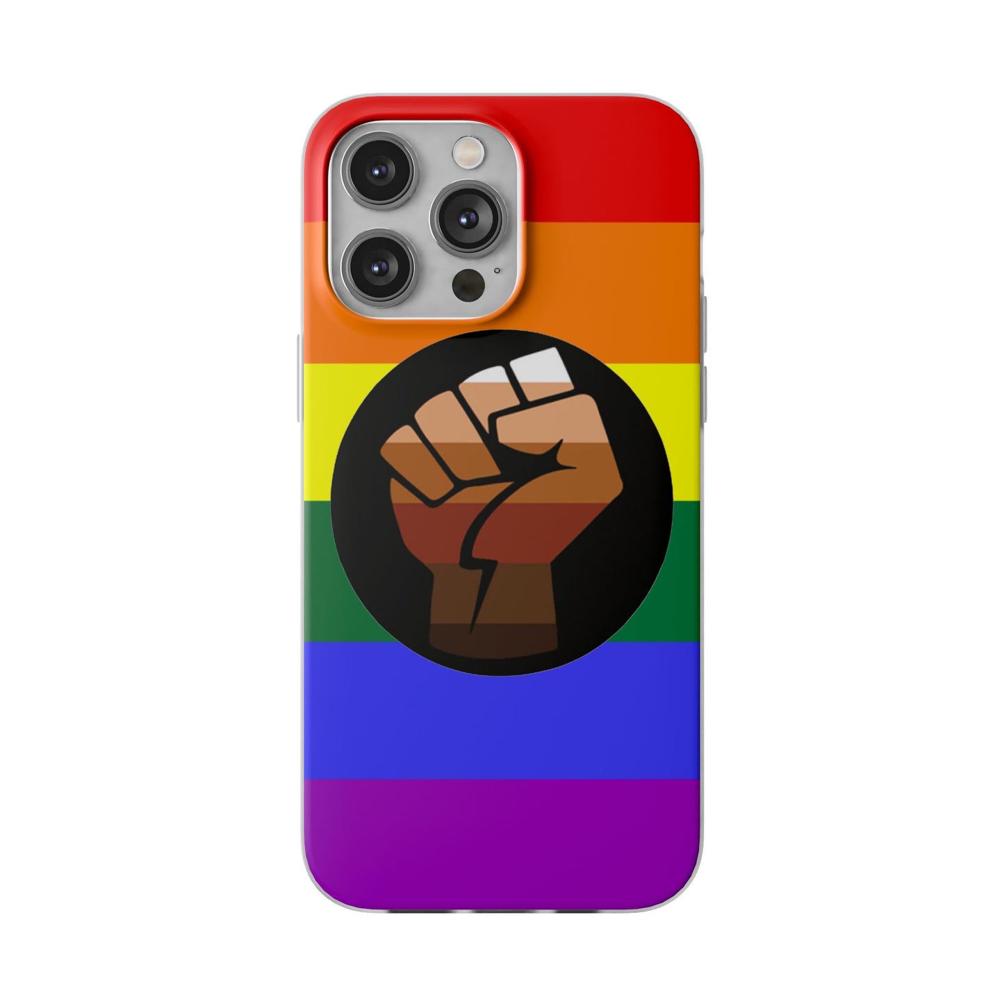 QPOC Pride Flag iPhone Flexi Case - Multiple Generations