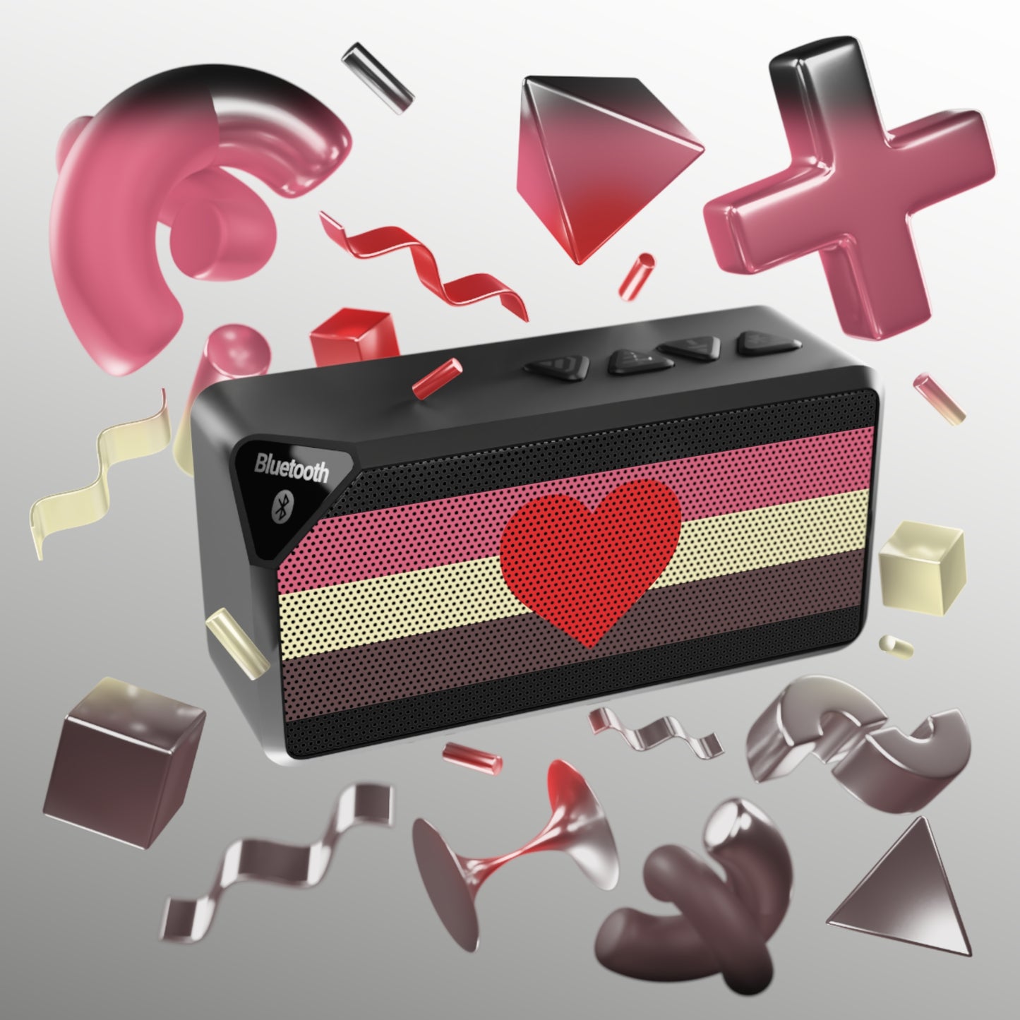 Fat Fetish Pride Flag Bluetooth Speaker