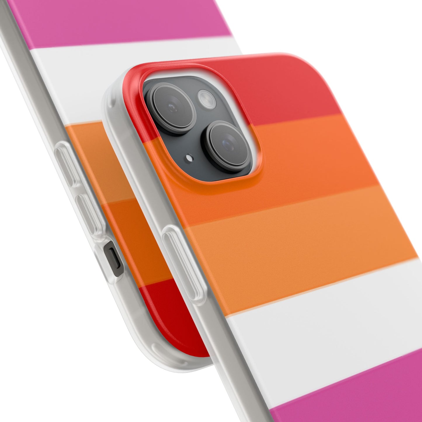 Lesbian Pride Flag iPhone Flexi Case - Multiple Generations