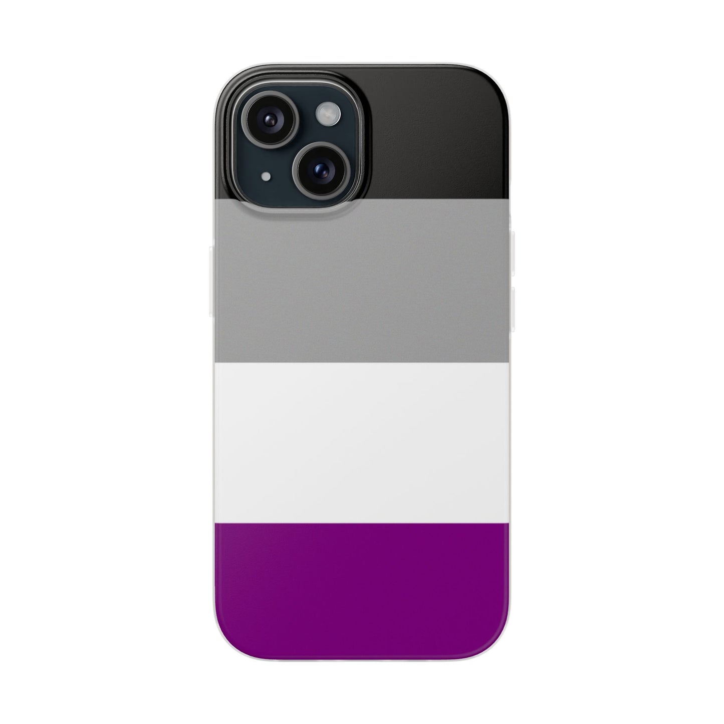 Asexual Pride Flag iPhone Flexi Case - Multiple Generations