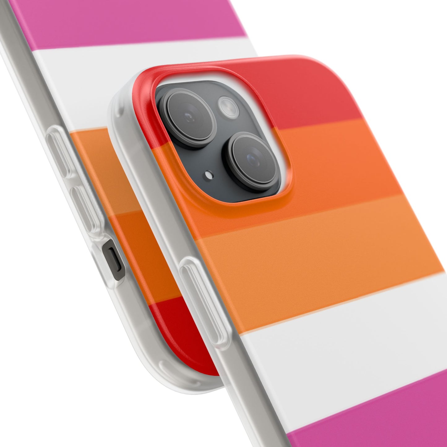 Lesbian Pride Flag iPhone Flexi Case - Multiple Generations