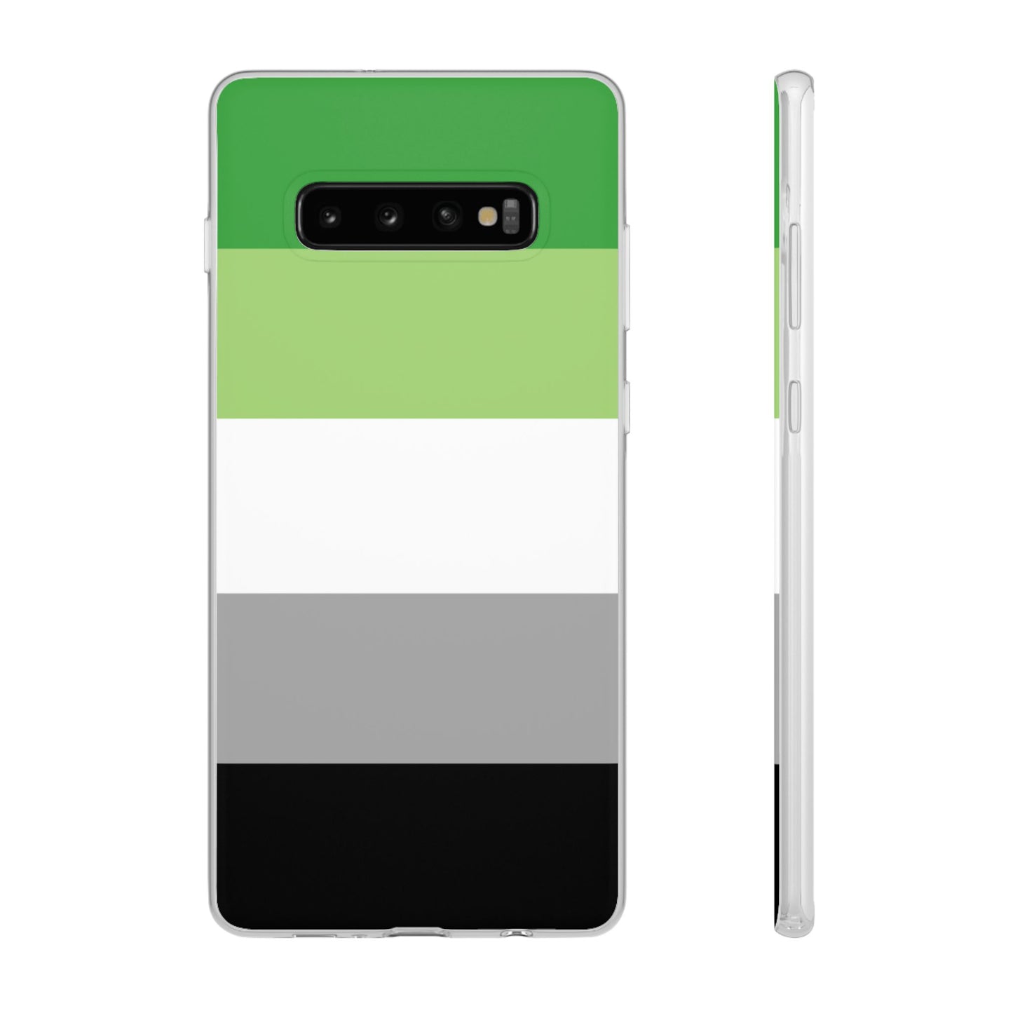 Aromantic Pride Flag Samsung Flexi Case - Multiple Generations