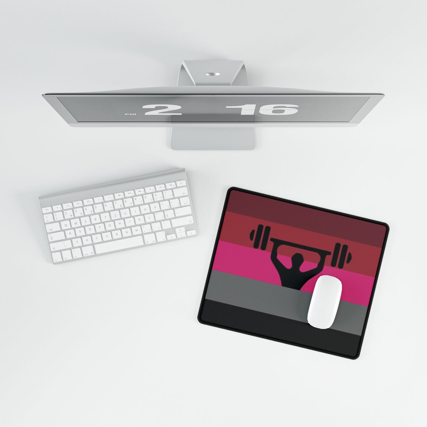 Muscle Fetish Pride Flag Desk Mat