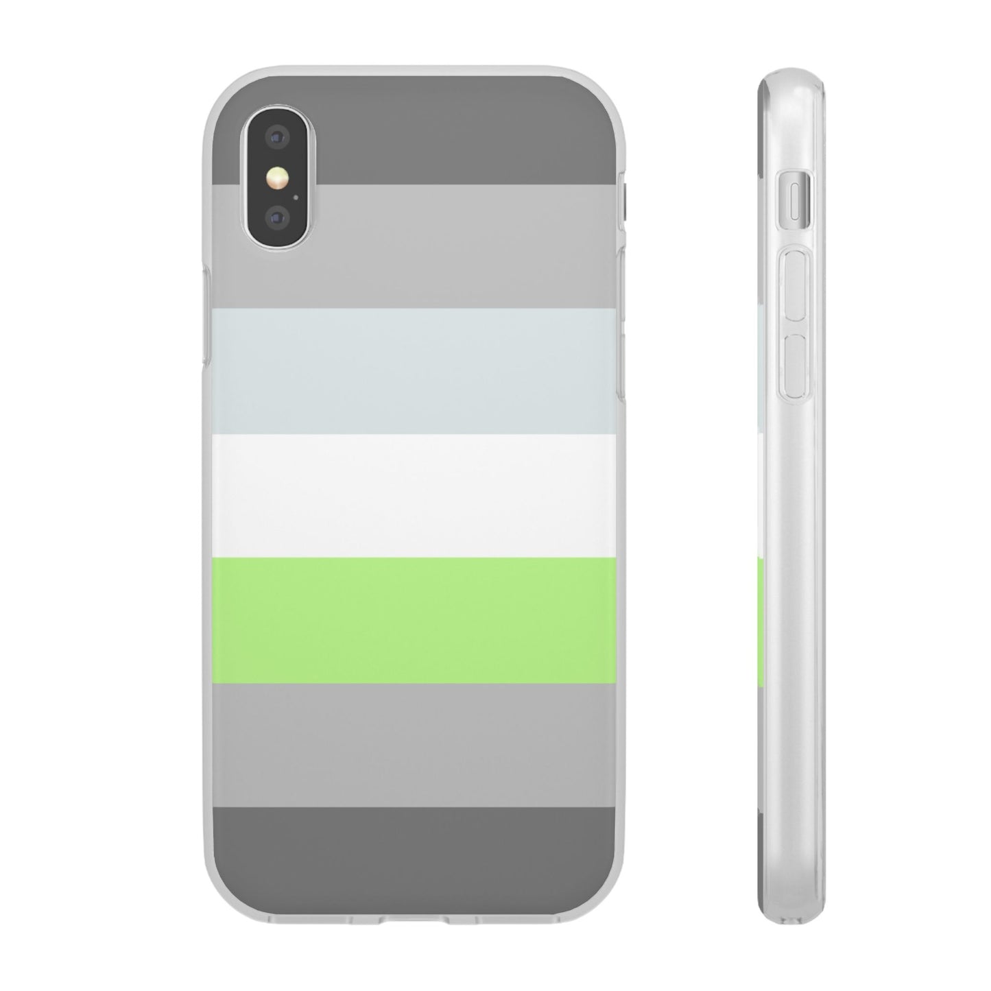 Demiagender Pride Flag iPhone Flexi Case - Multiple Generations