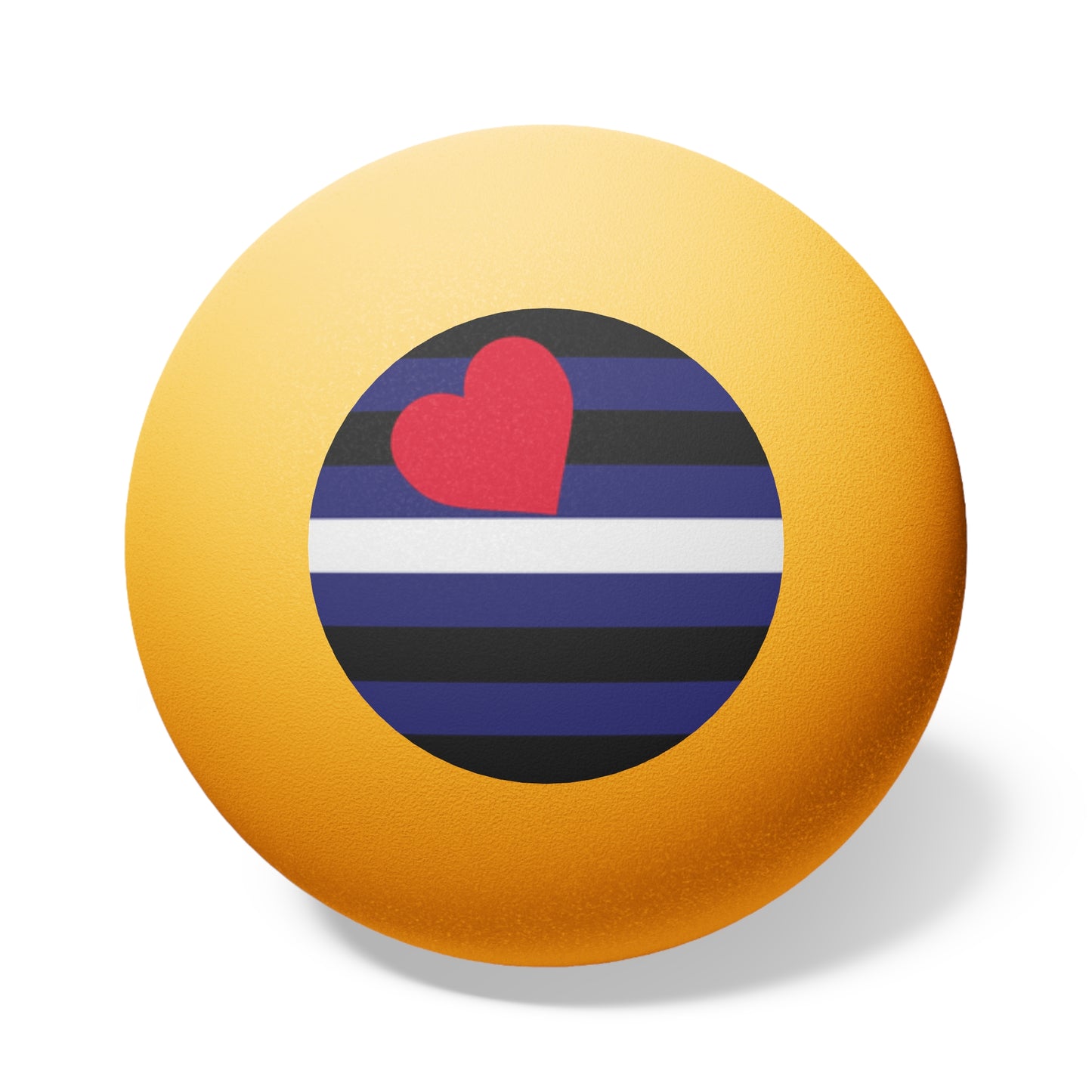 Leather Pride Flag Ping Pong Balls - 6 pcs