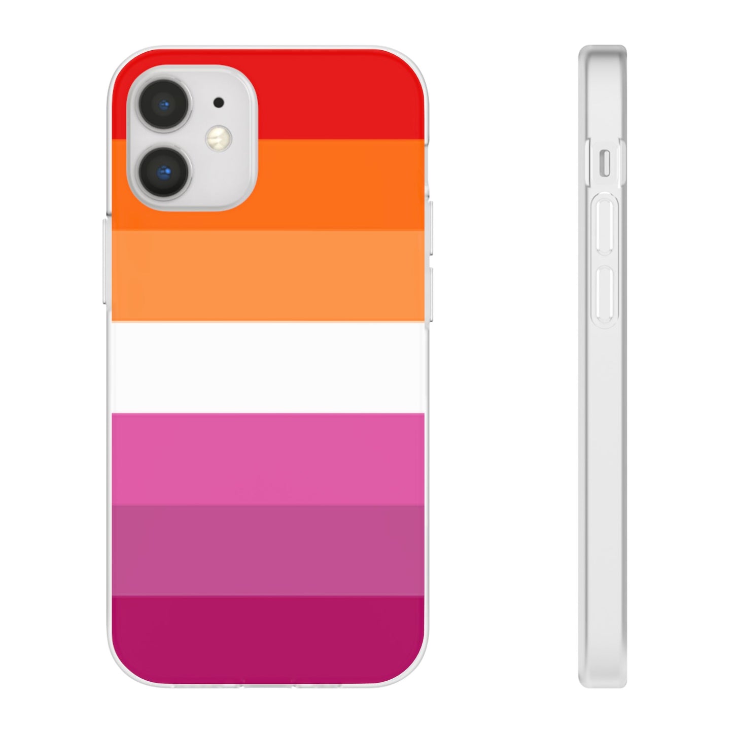 Lesbian Pride Flag iPhone Flexi Case - Multiple Generations