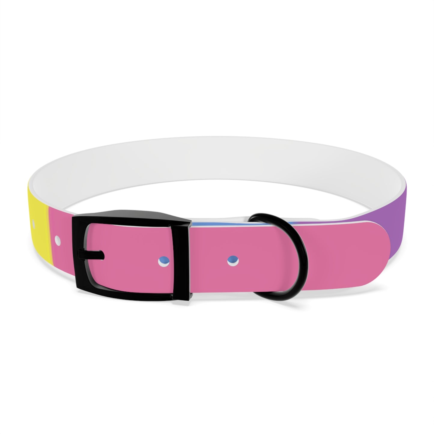 Bigender Pride Flag Dog Collar
