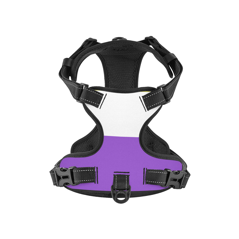 Non-Binary Pride Flag Dog Harness