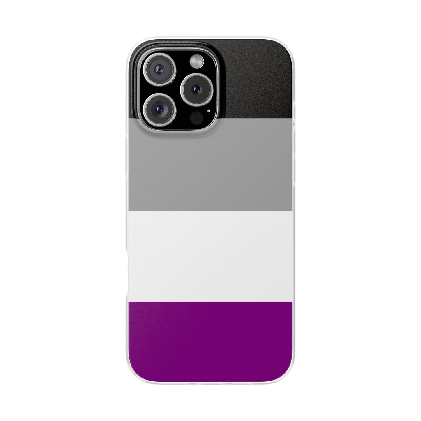 Asexual Pride Flag iPhone Flexi Case - Multiple Generations