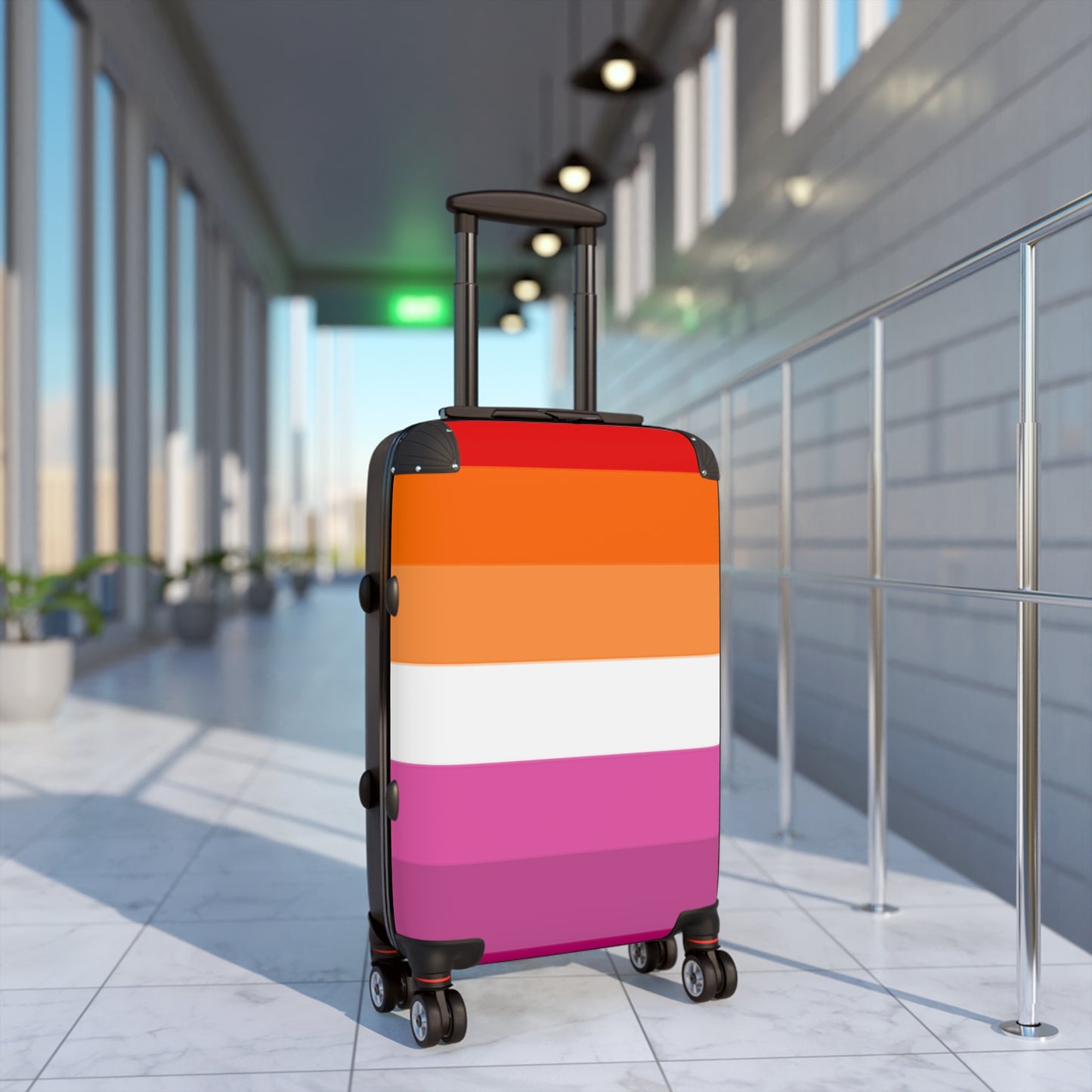 Lesbian Pride Flag Suitcase