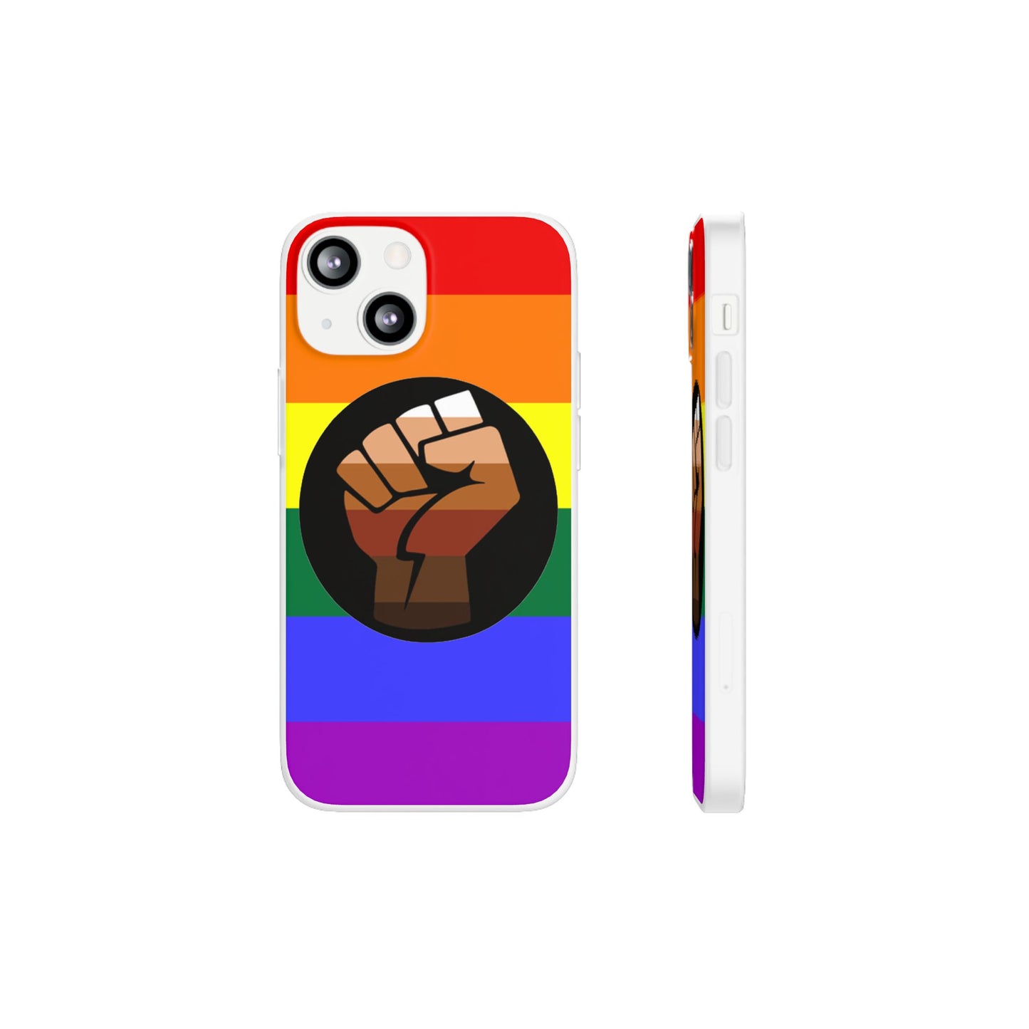 QPOC Pride Flag iPhone Flexi Case - Multiple Generations