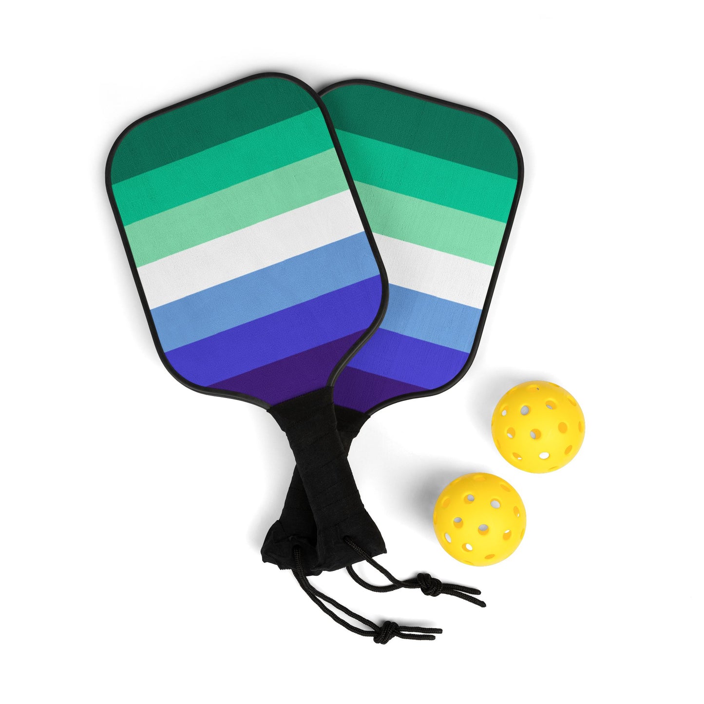MLM Pride Flag Pickleball Paddle Set