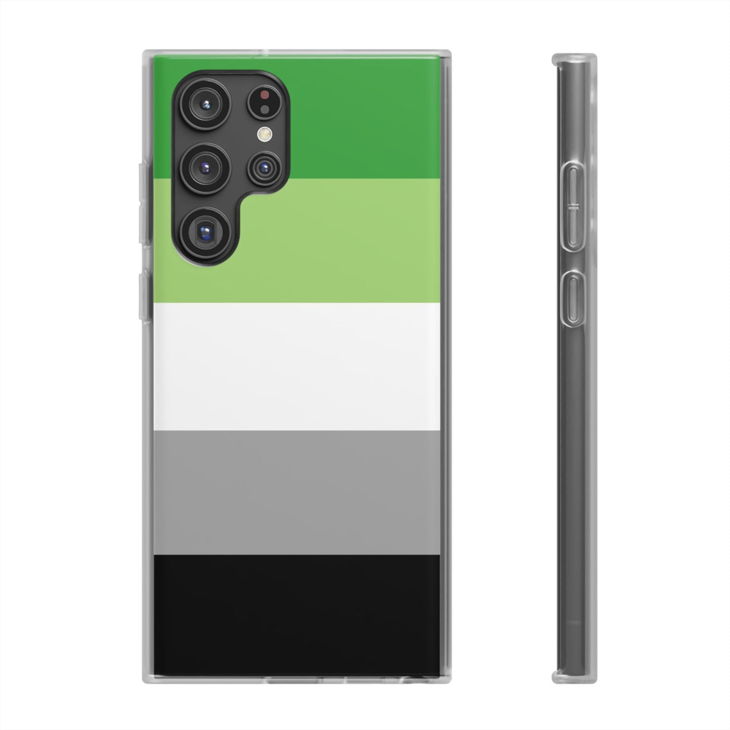 Aromantic Pride Flag Samsung Flexi Case - Multiple Generations