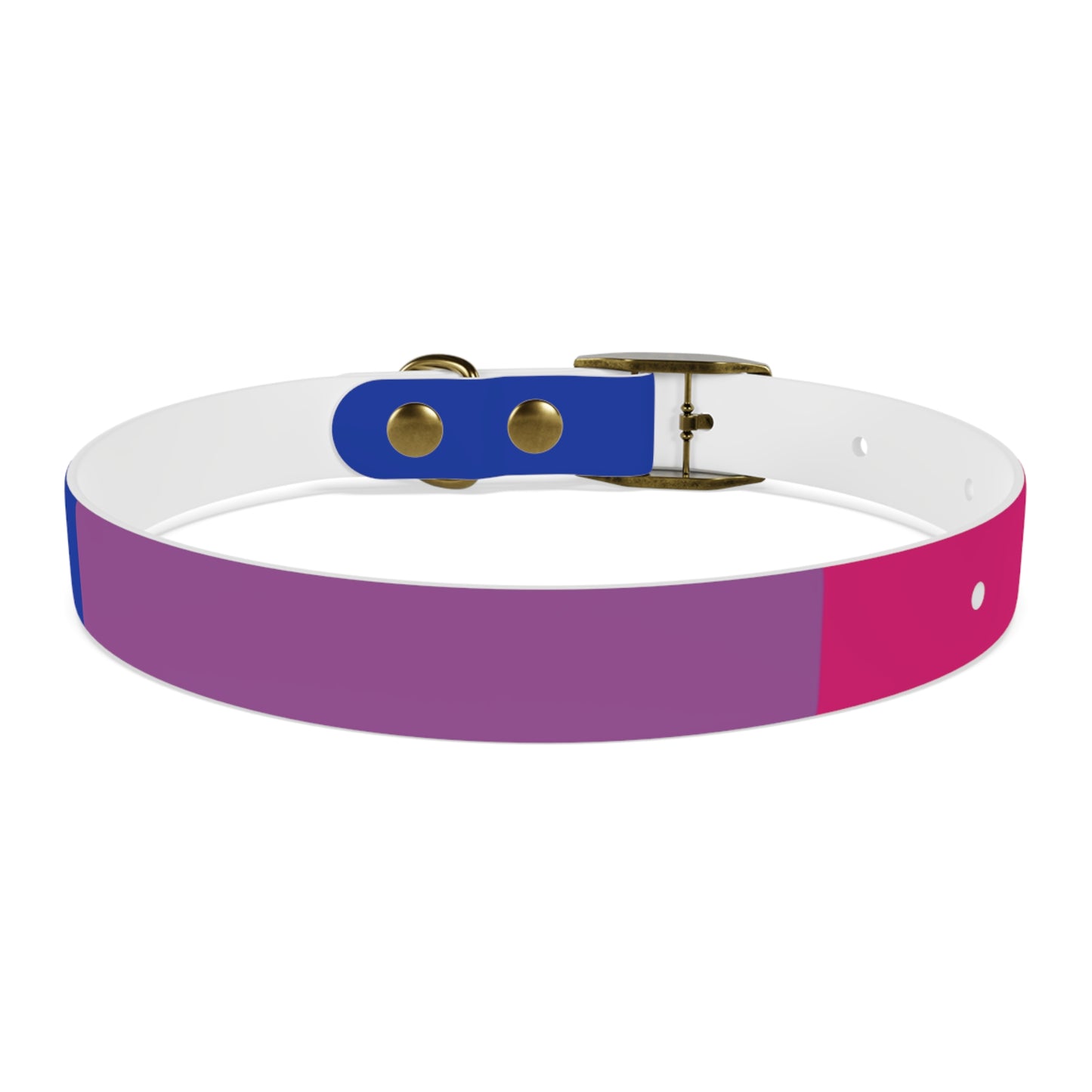 Bisexual Pride Flag Dog Collar