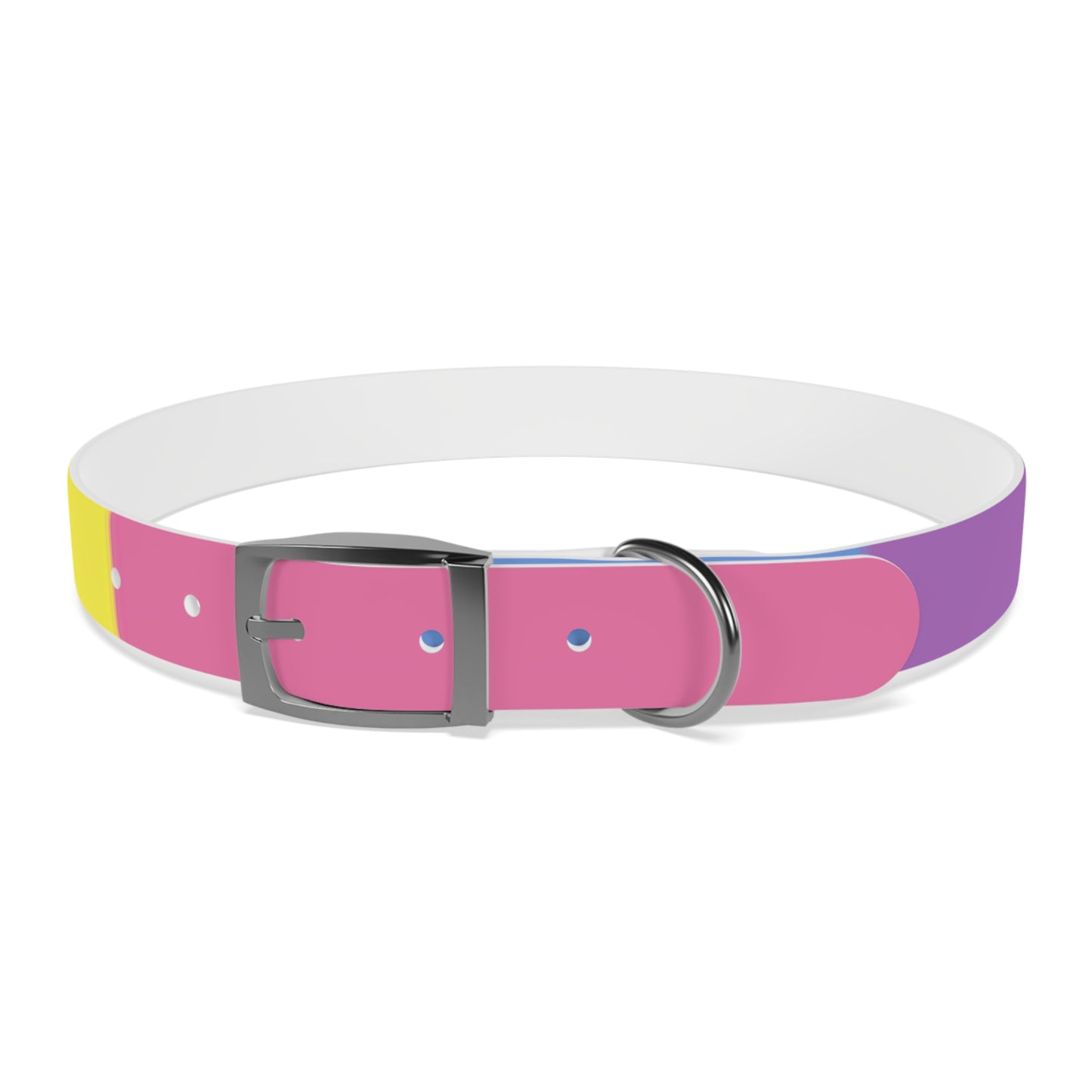 Bigender Pride Flag Dog Collar