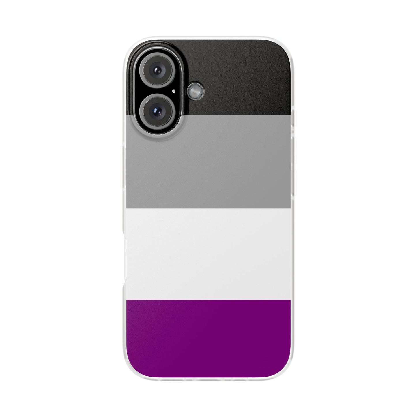 Asexual Pride Flag iPhone Flexi Case - Multiple Generations