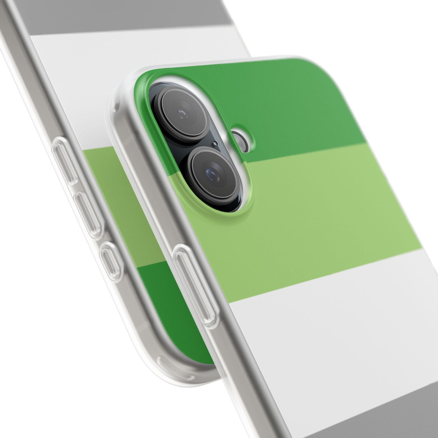 Aromantic Pride Flag iPhone Flexi Case - Multiple Generations