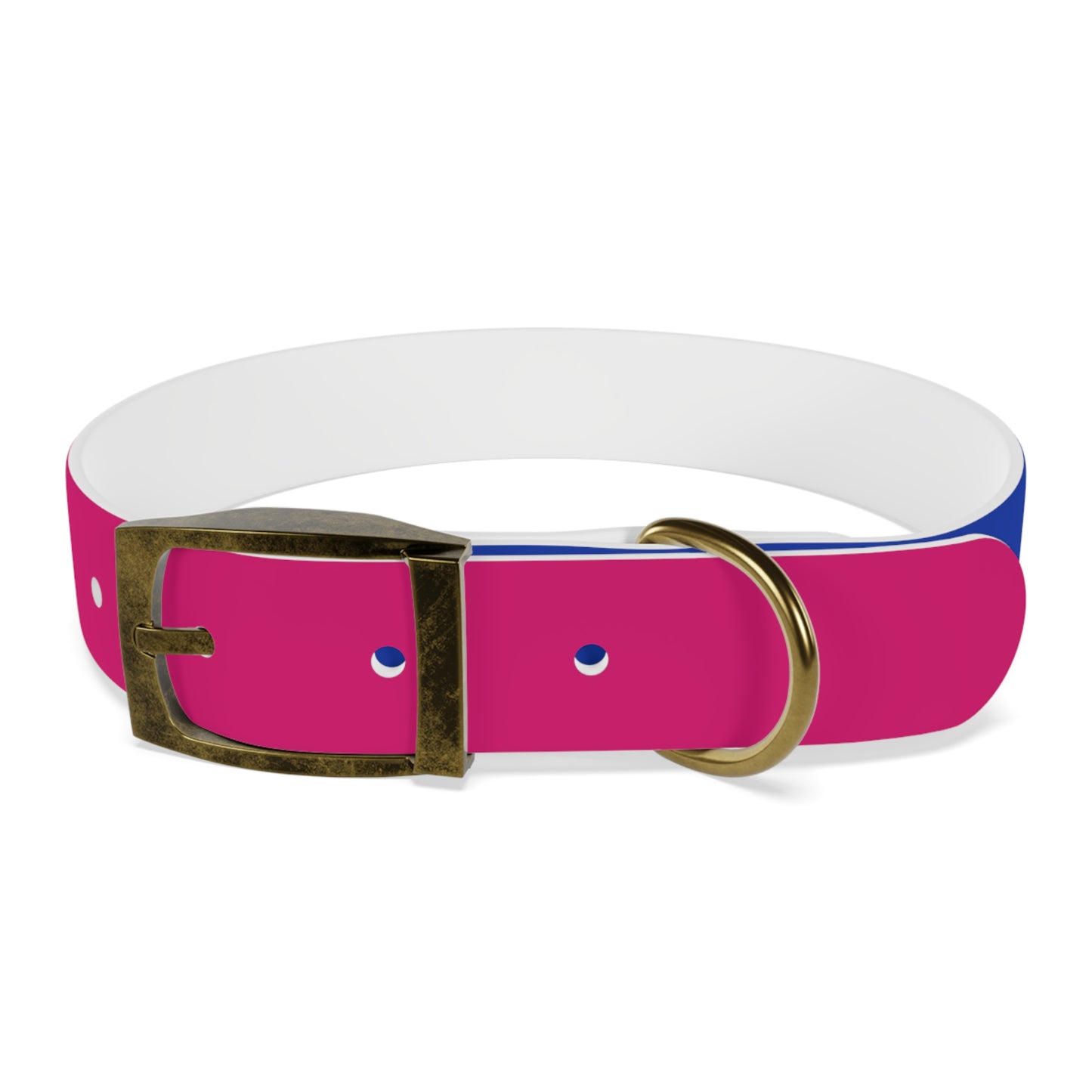 Bisexual Pride Flag Dog Collar