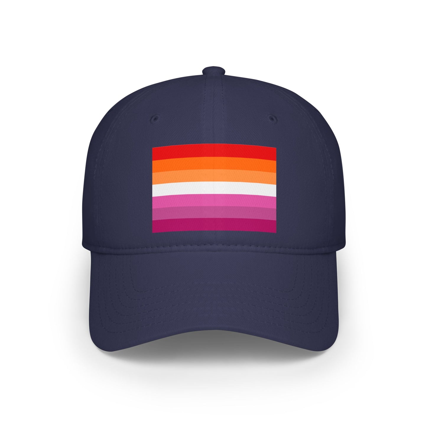 Lesbian Pride Flag Low Profile Baseball Cap